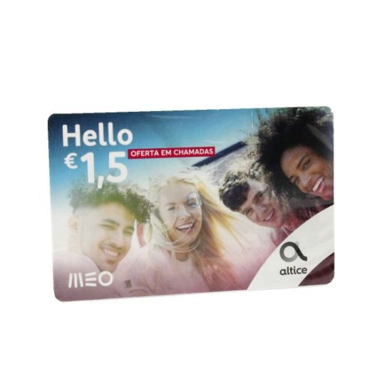 CARTAO CABINE HELLO BRASIL 1.5 EURO